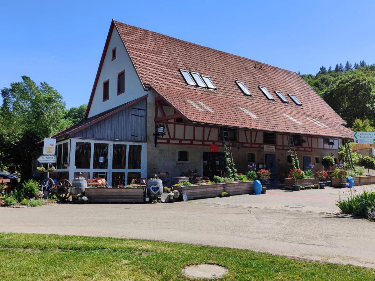 Gasthaus Holdermuehle Creglingen Exterior photo